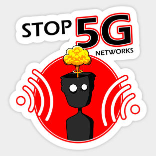 Stop 5g networks Sticker